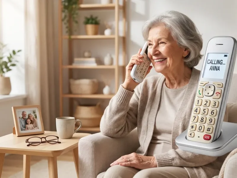 telefono inalambrico botones grandes