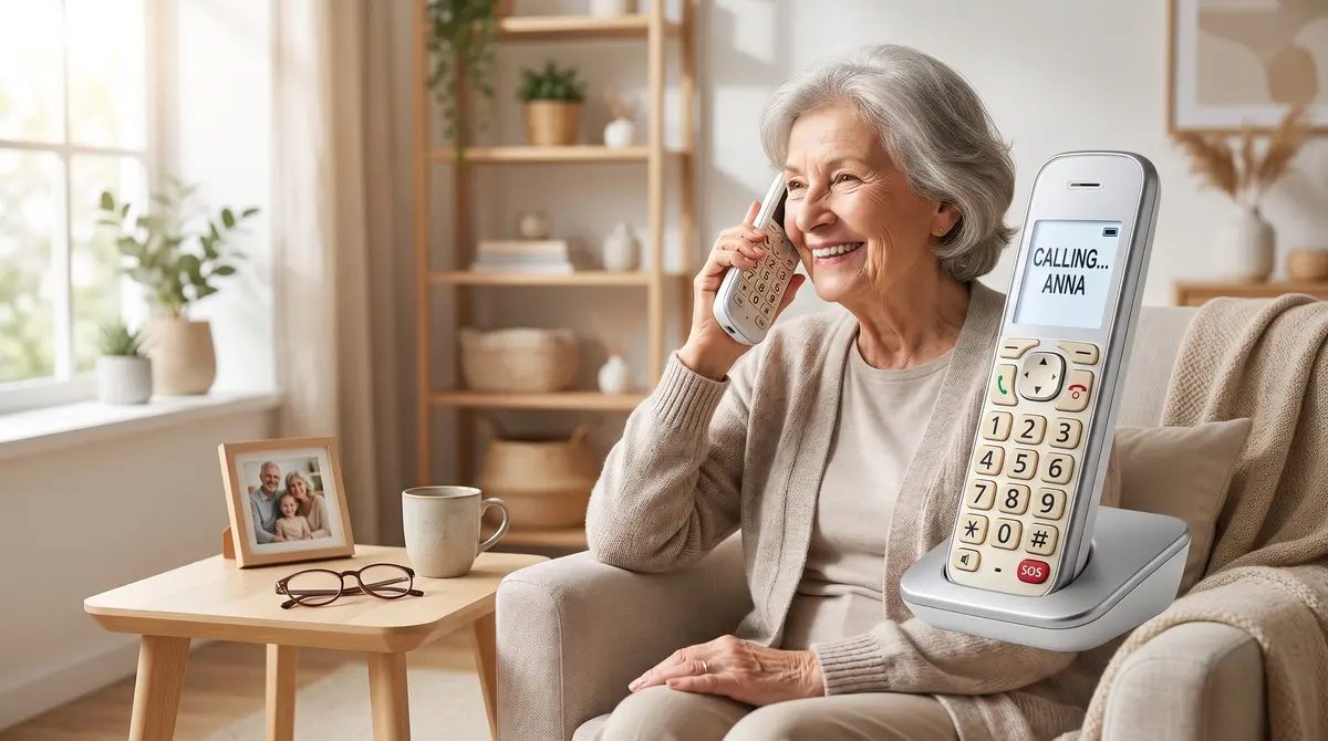 telefono inalambrico botones grandes